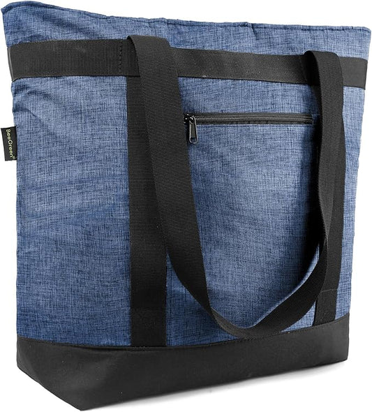 BeeGreen Insulated Cooler Bag Leakproof Freezer Shopping Tote for Groceries Thermal Food Delivery Bag