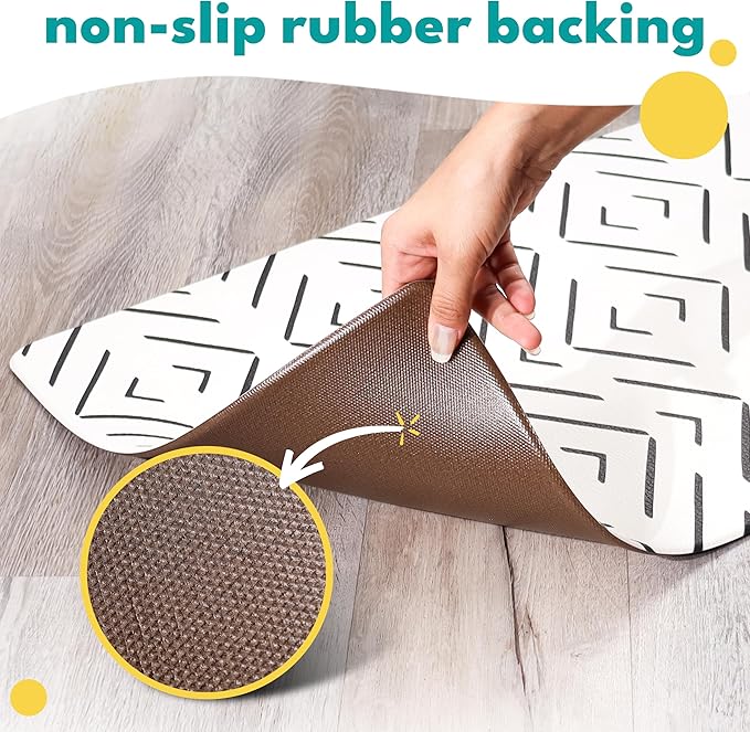 NALALAS Large Pet Mat for Food or Water, Cat & Dog Mat | Waterproof Dog Feeding Mat | Non-Slip Pet Mat for Floors | Easy to Clean