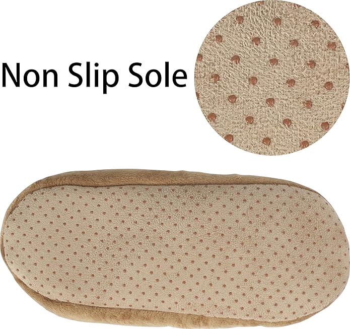 BenSorts Fuzzy Slipper Socks for Women Funny House Slippers with Grips