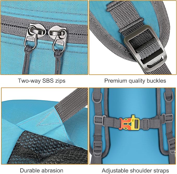 35L Lightweight Backpack Foldable Hiking Daypack Packable Travel Day Bag for Men Women Outdoor Walking Camping