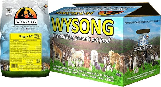 Wysong Epigen 90 Starch Free Canine Feline Dry Formula Dog Cat Food, Four- 5 Pound Bags (WDCFE9020)