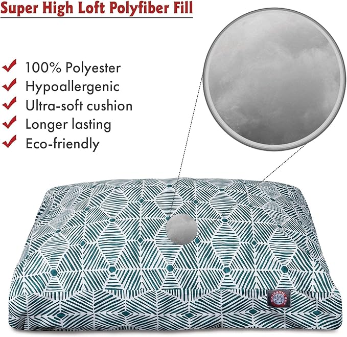 Majestic Pet Charlie Salmon X-Large Rectangle Bed