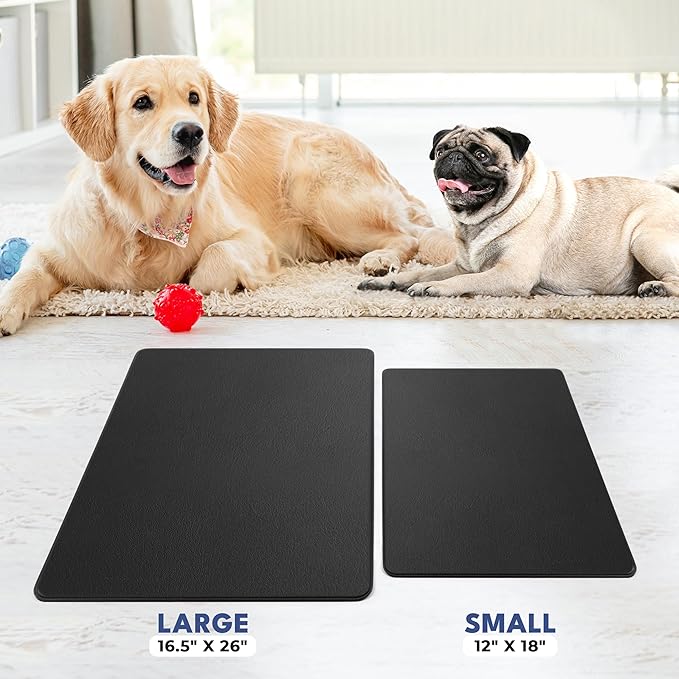 NALALAS Large Dog Mat for Food and Water, Cat Feeding Mat | Large Waterproof Dog Bowl Mat | Non-Slip Pet Food Mat for Floors | Dog Food Mats for Floors, Pet Mats for Food and Water | Easy to Clean