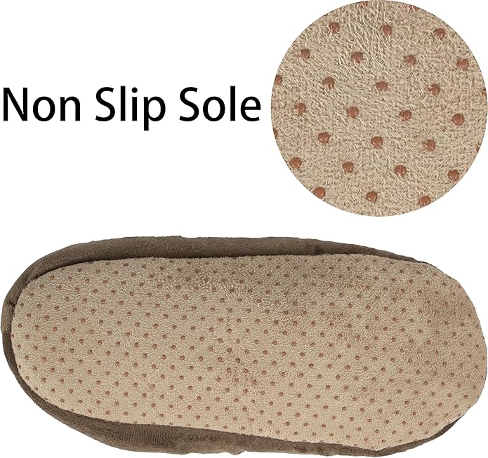 BenSorts Fuzzy Slipper Socks for Women Funny House Slippers with Grips