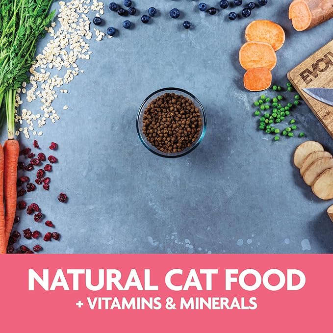 Evolve Classic Deboned Salmon, Brown Rice and Sweet Potato Recipe Cat Food, 14lb