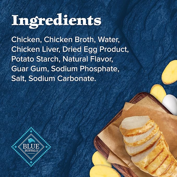 Blue Buffalo Wilderness Wild Cuts Grain-Free Wet Cat Food, Meal Toppers Made with Natural Ingredients, Tasty Chicken Morsels in Savory Gravy, 3-oz. Pouches (24 Count)