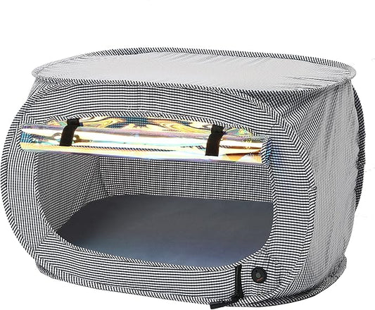 Pet Life ® "Enterlude Electronic Heating Lightweight and Collapsible Pet Tent