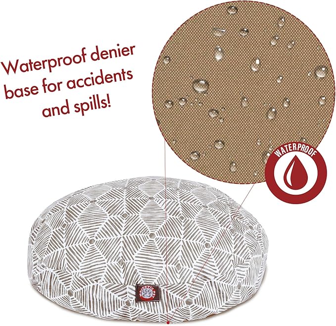 Majestic Pet Charlie Gray Medium Round Pet Bed
