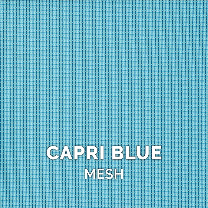 FurHaven Elevated Pet Cots - Cooling & Breathable Nylon Mesh Hammock for Small Dogs & Cats/Easy-to-Assemble / / Durable and Reinforced/Perfect for Rest & Relaxation Outdoors - Capri Blue, Small