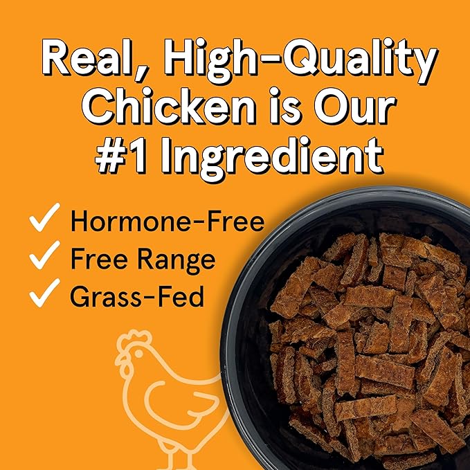Real Meat Air Dried Cat Food & Dog Food w/Real Chicken - 1.75lbs of USA-Crafted Grain-Free Dry Dog & Cat Food Sourced from Free-Range, Cage-Free Chicken - All Natural, High Protein Pet Food