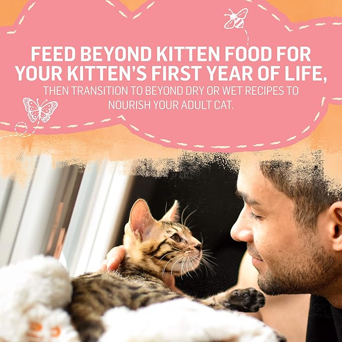 Beyond Purina High Protein, Natural Kitten Food, Kitten Chicken & Oatmeal Recipe - 3 lb. Bag