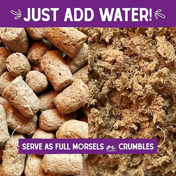 Stella & Chewy’s Freeze-Dried Raw Cat Dinner Morsels – Grain Free, Protein Rich Cat & Kitten Food – Absolutely Rabbit Recipe – 8 oz Bag