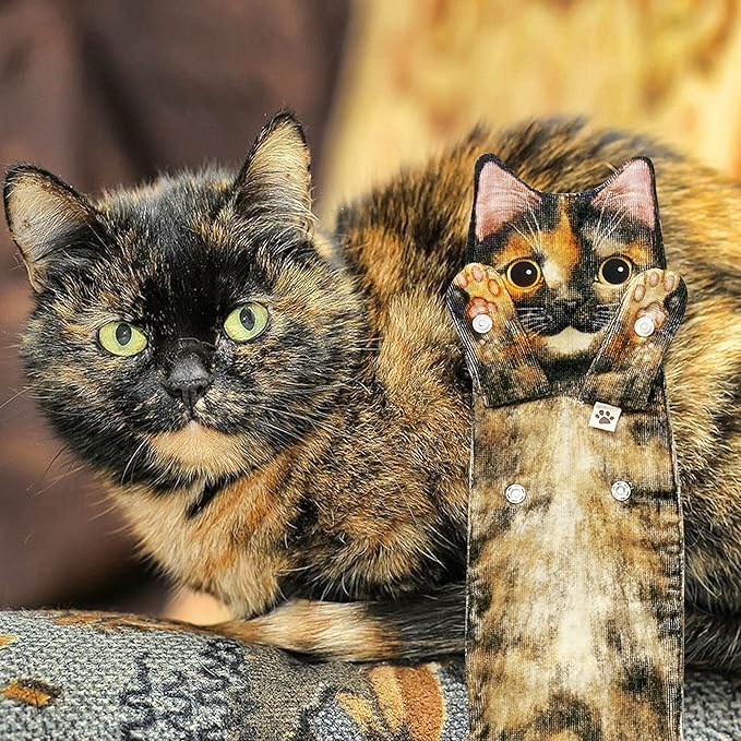 Cat Funny Hand Towels for Bathroom Kitchen- Cute Decorative Kitten Decor Hanging Face Towels- Unique Housewarming Valentines Mothers Birthday Gifts for Women Mom Cat Lovers