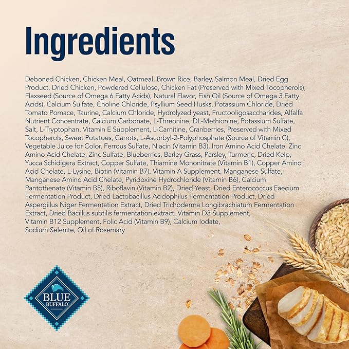 Blue Buffalo True Solutions Hairball Control Adult Dry Cat Food, Made in the USA with Natural Ingredients, Chicken, 3.5-lb. Bag