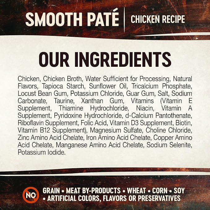 Wellness CORE Tiny Tasters Wet Cat Food, Complete & Balanced Natural Pet Food, Made with Real Meat, 1.75-Ounce Pouch, 12 Pack (Adult Cat, Chicken Pate)