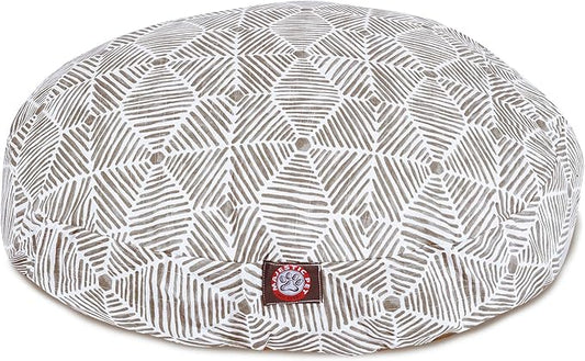 Majestic Pet Charlie Gray Medium Round Pet Bed