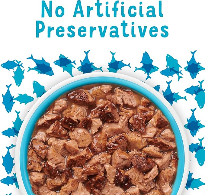 Purina Friskies Gravy Wet Cat Food Lickable Cat Treats, Lil' Grillers Seared Cuts With Tuna - (Pack of 16) 1.55 oz. Pouches