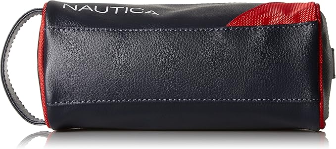 Nautica Men's Top Zip Travel Kit Toiletry Bag Organizer