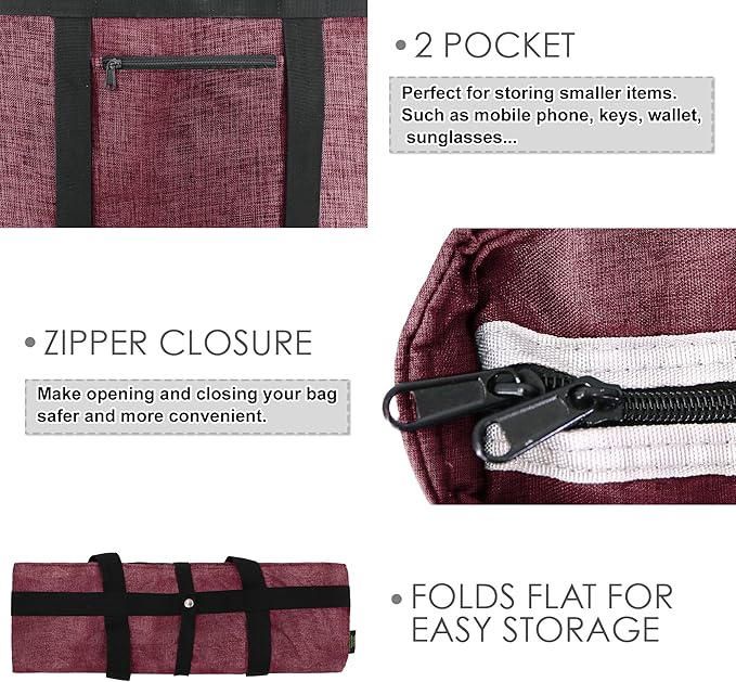 BeeGreen Insulated Cooler Bag Leakproof Freezer Shopping Tote for Groceries Thermal Food Delivery Bag