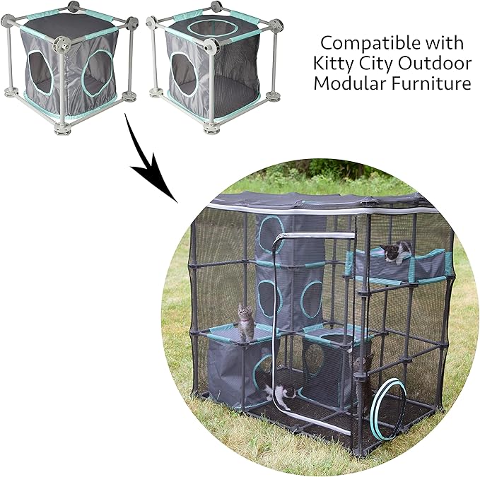 Kitty City Outdoor Catio Furniture and Play Kits for Cats, Cubes Replacement