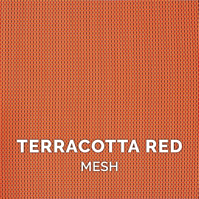 FurHaven Elevated Pet Cots - Cooling & Breathable Nylon Mesh Hammock for Small Dogs & Cats/Easy-to-Assemble/Durable and Reinforced/Perfect for Rest & Relaxation Outdoors - Terracotta Red, Small