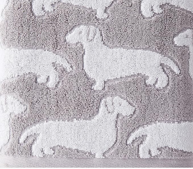 SKL Home Dog Bath Towel, Gray